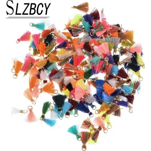 20pcs/lot Mixed Color Small Tassel Jewelry Accessory For Bracelet Necklace Handmade Mini Tassel DIY Jewelry Making Finding Women