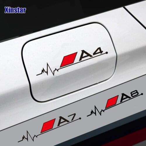 Car Oil Tank Sticker For Audi Sline A3 A4 A5 A6 A7 A8 TT Q3 Q5 Q7 RS3 RS4 RS5 RS6 B6 B7 B8 B9