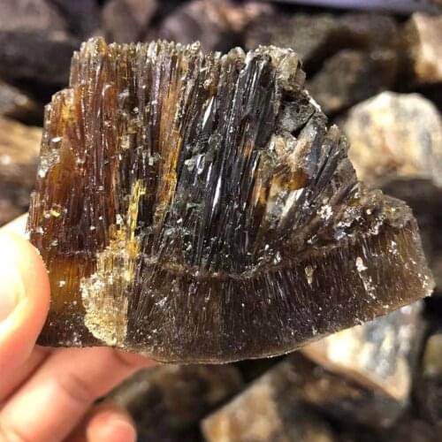 Natural Yellow Amber Calcite Raw Stone Crystal Gem Collection Of Rough Rock Mineral Specimens healing home decor