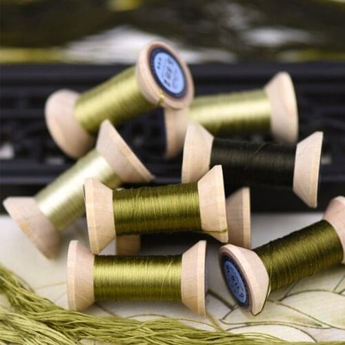 20m Mini Spool/Suzhou embroidery embroidery thread / silk thread spool / silk embroidery thread / Autumn fragrance