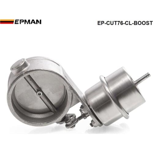 NEW Boost Activated Exhaust Cutout / Dump 76MM CLOSED Style Pressure: about 1 BAR For BMW e90 EP-CUT76-CL-BOOST