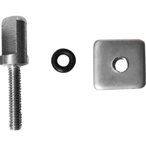 Durable 3 Pics Stainless Steel Inflatable Longboard Surfboard Fin Screw & Plate Set for Surf Kayak Canoe Boat Accessories
