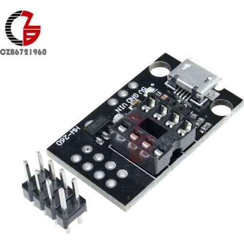 Development Programmer Board Programming Module for ATtiny13A ATtiny25 ATtiny85 ATtiny45