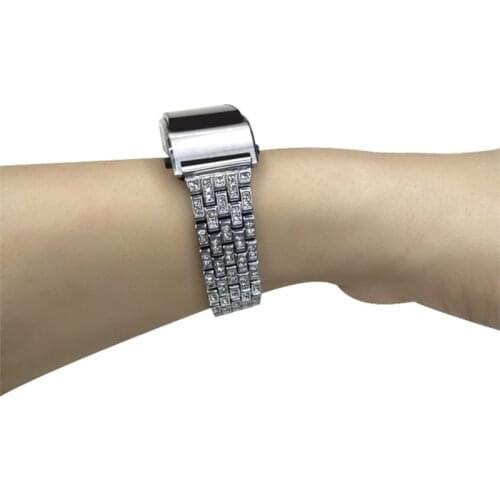 18mm stainless steel Watch Band For HUAWEI TalkBand B5 HONOR Watch s1 Replacement wristband Stainless Steel Strap