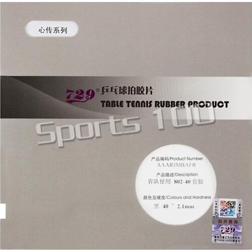 RITC 729 Provincial Xinzhuan series 755 799 802-40 804 837 Table Tennis Rubber with Sponge