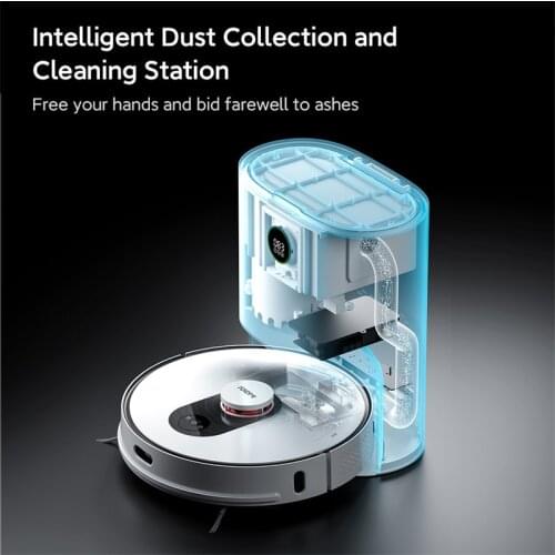 ROIDMI EVE Plus Dust Collection Robot Vacuum Cleaner Support Google Assistant Alexa Mi Home APP Control Mop Cleaner Smart Home