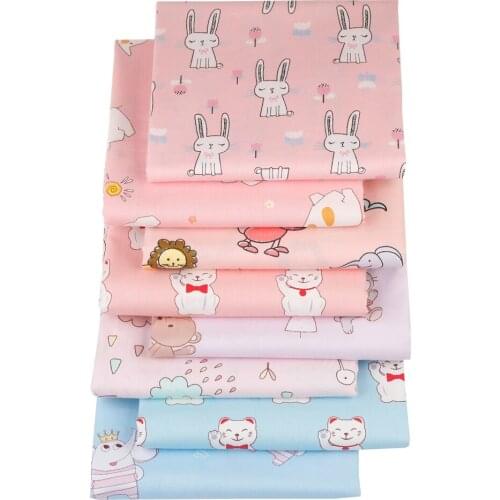 40X50cm or 100x160cm Cotton Fabric Printed Twill Cartoon Cloth Sewing Quilting for DIY Patchwork Needlework Handmade Accessories