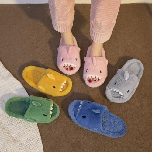 Womens Cotton Slippers 2021 Winter New Female Couples Warm Home Indoor Slippers Women Cute Soft Soled House Slippers for Women