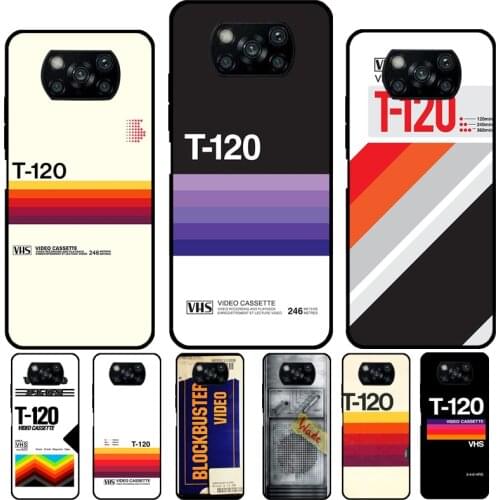 Vintage Cassette Tape Vhs poster For POCO X3 Pro F2 F3 M3 Pro Case For Xiaomi Mi Note 10 Lite 9T 10T Pro Mi 11 Ultra Cover