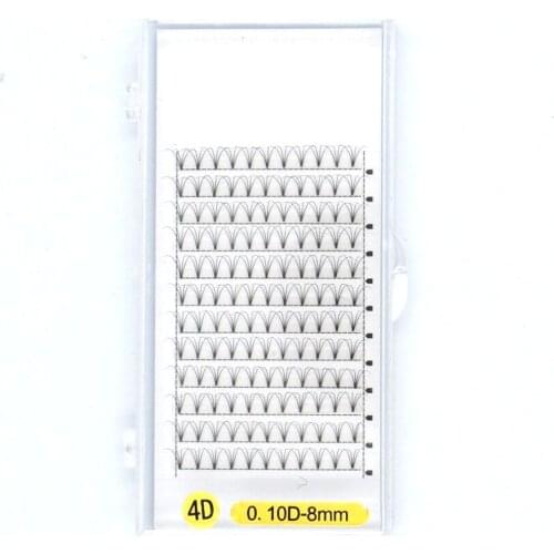 0.1mm Fan Eyelashes Extensions Faning Easy Eyelash Bloom Flare Eye Lash Russian Eyelash Extensions Volume Cilia Silk Lash