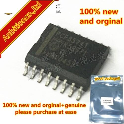 10pcs 100% new and orginal PCF8574T PCF8574 SOP16 Remote 8-bit I/O expander for I2C-bus in stock