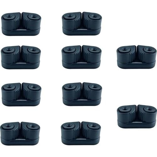 10Pcs Nylon Cam Cleat Wre Fairlead Sailing Accessories For 3-12mm Dia. Rope