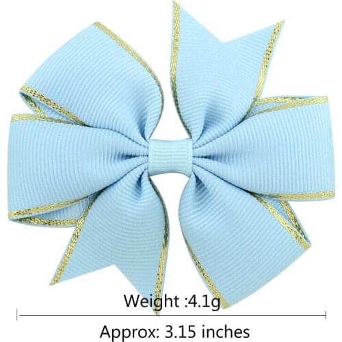 36PCSNEW Phnom Penh Solid Grosgrain Ribbon Bows Clips Hairpin Girls 3"hair bows Hair Clip Headware Kids Hair Accessories 36pcs