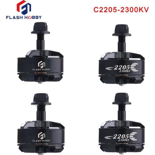 4pcs/Lot Flash Hobby C2205 2300KV CW/CCW Brushless Motor for FPV Racing Multicopter Part