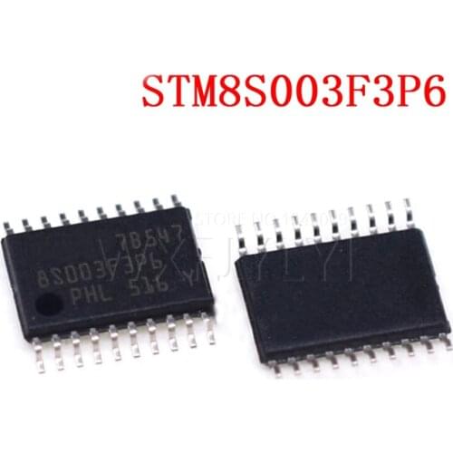 5PCS STM8S003F3P6 TSSOP-20 8S003F3P6 TSSOP20 STM8S003 TSSOP new and original IC