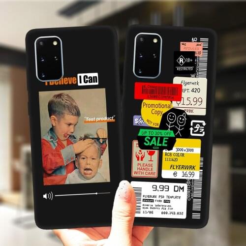 Boy Girl Retro Label Art Couples Case For Samsung Galaxy S20 FE S10E S9 S10 S21 Plus Lite Note 20 Ultra 10 Pro Silicone Cover