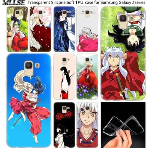 Hot Anime Inuyasha Soft Silicone Case For Samsung Galaxy J2Pro J4 J6 J8 2018 J3 J5 J7 2016 2017EU Prime CORE Plus Fashion Cover
