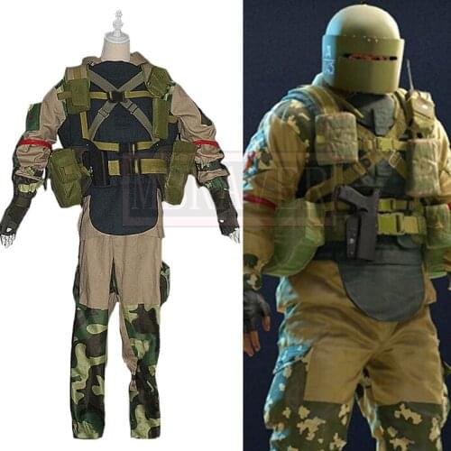Tom Clancys Rainbow Six Siege Tachanka Cos Cosplay Costume Halloween Uniform Outfit Custom Made Any Size