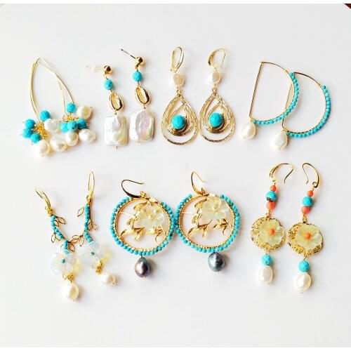 Этнические серьги Lii Ji China At AliExpress