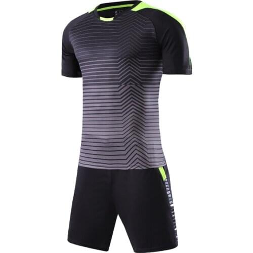 Football jerseys sets 2019 men soccer training suits blank football jerseys sets breathable football jerseys set uniforms custom