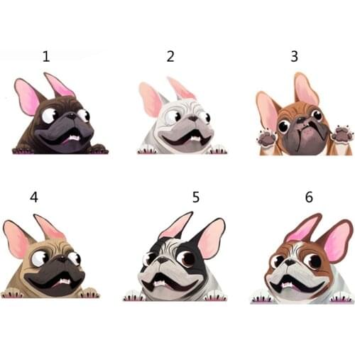 50LC French Bulldog Sticker Bulldog Car Sticker Outdoor Vinyl Sticker Beautiful Decal for Windows Bumpers Laptops or Crafts