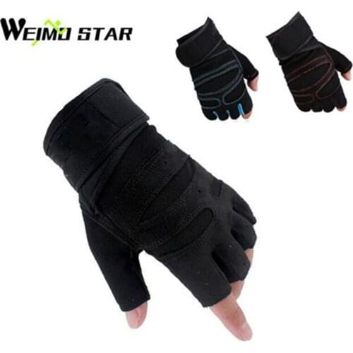 WEIMOSTAR Team Cycling Gloves Half Finger Bike Ciclismo Bicycle Gloves Pad Racing Gloves Gel Breathable Short Bike Gloves M-XL