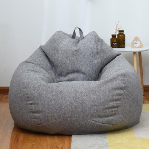 1pc Large Small Lazy Sofa Cover Without Filler Comfortable Lounger Seat Bean Bag Pouf Puff Couch Chair Cover For Living Room