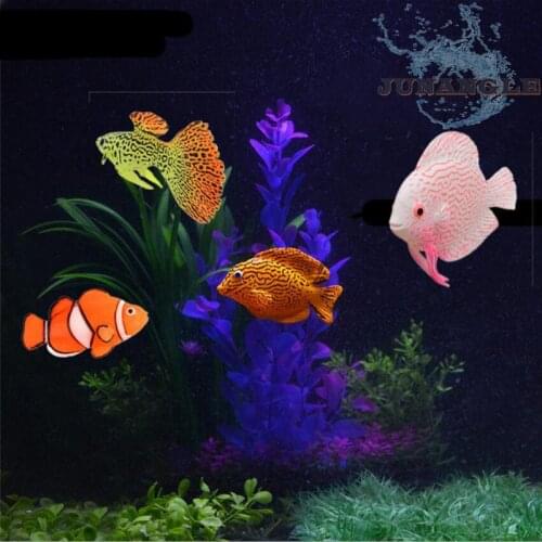 1pcs Simulation Ocean Tropical Fish Aquarium Landscaping Pretend Jewelry Simulation Clown Fish Peacock Fish Fairy Fish