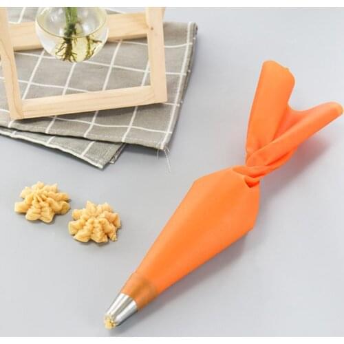 10/12/14Inch Confectionery Bag TPU Silicone Icing Piping Cream Pastry Bag DIY Cake Decorating Baking Bag Baking Decorating Tools