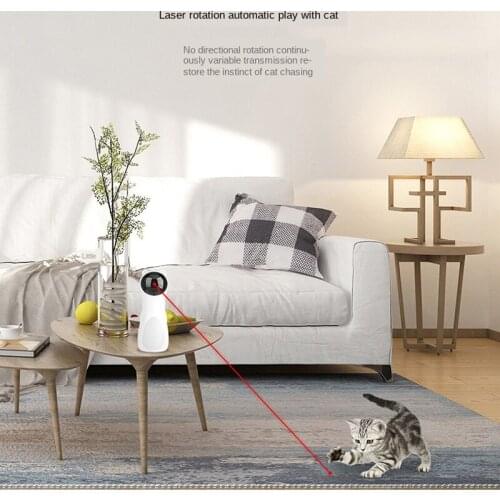 Automatic Laser Cat Toy Interactive Smart Teasing Pet LED Laser Electronic Pet for All Cats Moving Funny Toy Cat Chase Toys