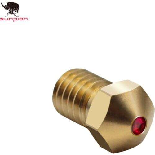 3d printer parts High Temperature Titanium Alloy E3D Sapphire / Ruby Nozzle V6 1.75mm Nozzles 0.4mm For PETG ABS PET PEEK NYLO