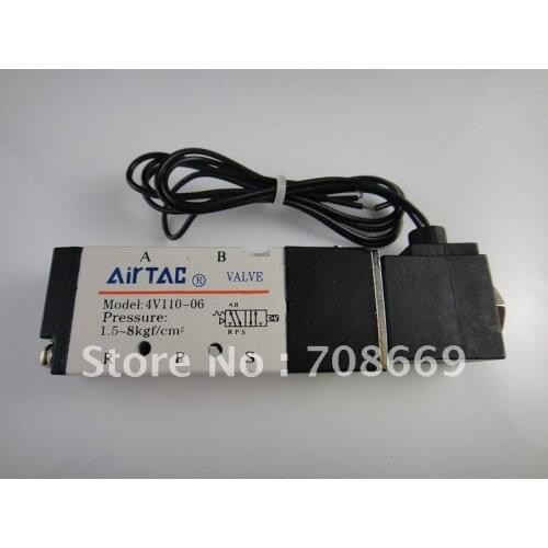 Solenoid Air Valve AC 220V 5port 2position BSP 4V110-06