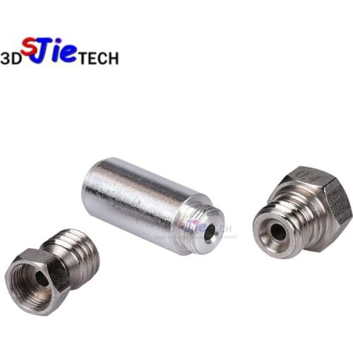 Flashforge/CTC/ 3D printer sapre parts MK10 All Metal Hotend Upgrade Kit M7 for 1.75mm thermal barrier tube Stainless steel