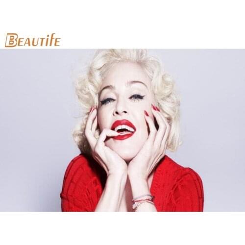 Hot Sale Custom Madonna Poster Home Decoration Fashion Silk Fabric Wall Poster Custom Poster