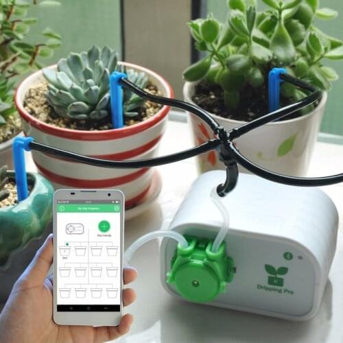 Intelligent Automatic Watering Controller Watering Timer For Garden Mobile phone Control Indoor Plants Irrigation System Drips