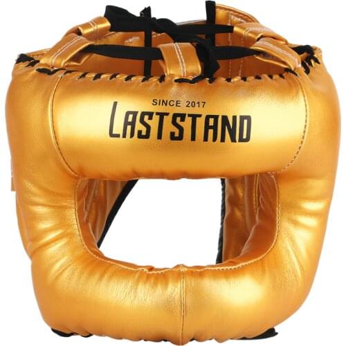 Quality PU leather Boxing Helmet head protectors adult Child Professional competition headgear MMA Muay thai kickboxing Helmets