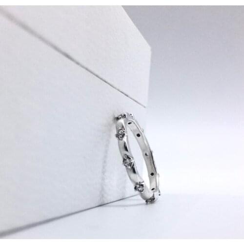 2020 New Fashion Silver 925 High Quality 1: 1 Petal Ring Original Woman Jewelry For Girlfriend Birthday Engagement Gift