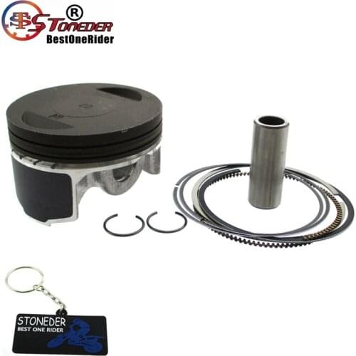 STONEDER 2 Valve Piston Kit 62mm 14mm For Z190 Zongshen 190cc Zongshen 2V Z190 Engine ZS1P62YML-2 Pit Dirt Bike