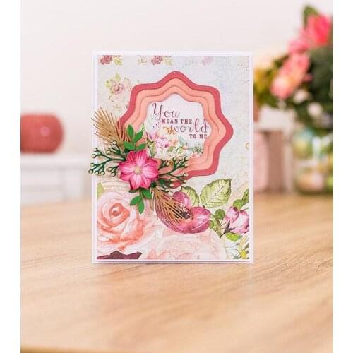 Square Star Heart Rectangle Circle DIY Craft Metal Cutting Die Scrapbook Embossed Paper Card Album Craft Template Stencil Dies