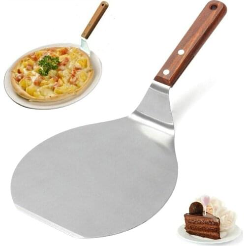 Stainless Steel Pizza Spatula Pie Cake Shovel Pancake Baking Tool for Home Kitchen RE