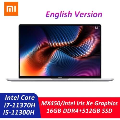 Xiaomi Mi Laptop Pro 15 Intel Core i7-11370H/i5-11300H 16GB DDR4 512GB SSD 3.5K OLED 15.6Inch Notebook 100%sRGB Fingerprint PC