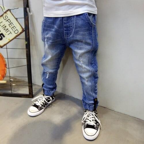 2017 new autumn kids pants quality brand boys jeans children jeans for boys casual denim pants 5-14Y toddler clothing