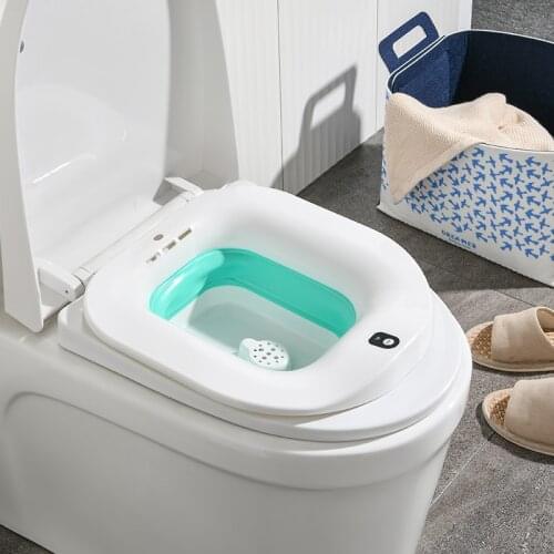 Plastic Folding Basins for Toilet Postoperative Clean Basin Postoperative Pregnant Bidet Sit Bath Tub Wash Basin Toilet Bidet