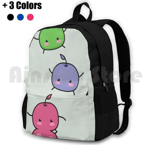 Jumping Junimos Outdoor Hiking Backpack Riding Climbing Sports Bag Junimo Junimos Stardew Valley Cute Green Pink Purple Game