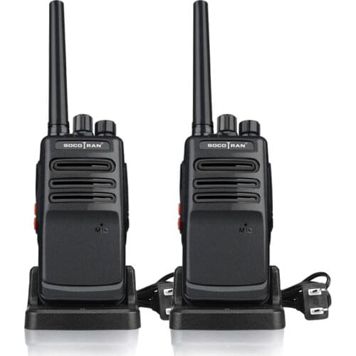 SOCOTRAN SC-308 Walkie talkie Two way radio UHF 400-470MHz 16CH walkie-talkie Radio Transceiver Long Range