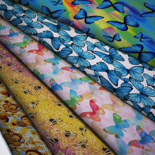 Bullet Texture Liverpool Fabric 50cm*140cm Printed For Dress Stretch Fabric Knit Fabric For Hair Band Craft Supplies L9188