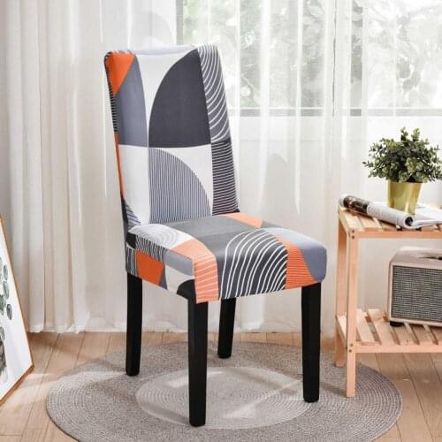 Convenient All-reason Stretch Geometric Furniture Chair Cover Durable Chair Slipcover Stretch for Hotel