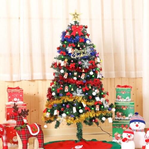 1.8M Christmas Tree Package Encryption Christmas Decoration Tree With Lights Christmas Atmosphere Decorations New Year Gifts