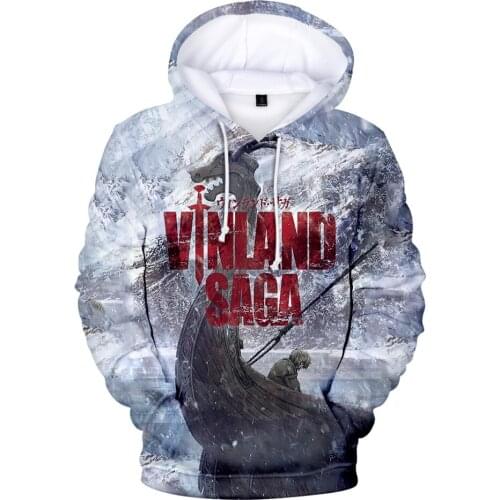 Vinland saga 3D Fashion Fall Winer Suit Hoodies Sportswear Hooded Youthful Novelty Streetwear Chic Style Women/Men The hooded