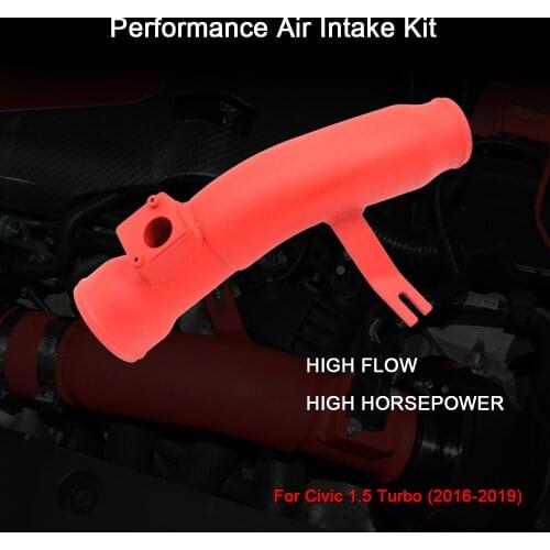R-EP Performance Cold Air Intake for Civic 1.5 Turbo 2016-2019 Replacement Aluminum Intake Pipe Air Filter